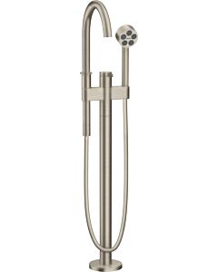 hansgrohe Axor One Wannenarmatur 48440820 Ausladung 220mm, bodenstehend, brushed nickel