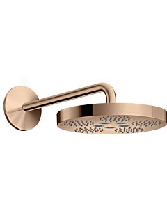 hansgrohe Axor One Kopfbrause 48491300 mit Brausearm, 1jet, polished red gold