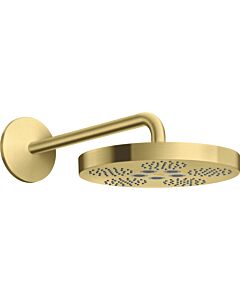 hansgrohe Axor One Kopfbrause 48491950 mit Brausearm, 1jet, brushed brass