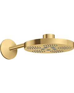 hansgrohe Axor One Kopfbrause 48492250 mit Brausearm, 2jet, brushed gold optic