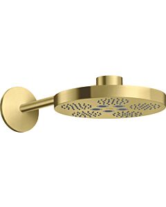 hansgrohe Axor One Kopfbrause 48492950 mit Brausearm, 2jet, brushed brass