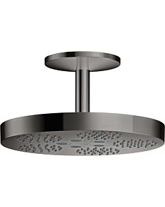hansgrohe Axor One Kopfbrause 48493330 mit Deckenanschluss, 1jet, polished black chrome