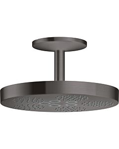 hansgrohe Axor One douche de tête 48493340 avec raccordement au plafond, 1jet, chrome noir brossé