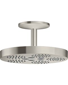 hansgrohe Axor One Kopfbrause 48493800 mit Deckenanschluss, 1jet, Edelstahl-Optik