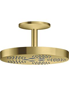 hansgrohe Axor One Kopfbrause 48493950 mit Deckenanschluss, 1jet, brushed brass