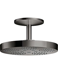 hansgrohe Axor One Kopfbrause 48494330 mit Deckenanschluss, 2jet, polished black chrome