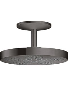 hansgrohe Axor One Kopfbrause 48494340 mit Deckenanschluss, 2jet, brushed black chrome