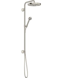 hansgrohe Axor One set de montage final 48790800 tube de douche à encastrer, avec douchette à main, 280mm, 1jet, aspect inox