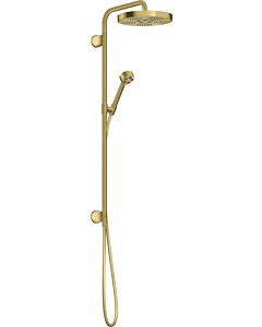 hansgrohe Axor One set de finition 48790950 tube de douche à encastrer, avec douchette, 280mm, 1jet, laiton brossé