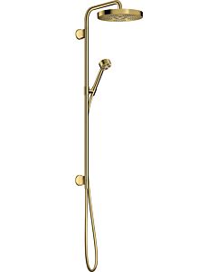 hansgrohe Axor One set de finition 48790990 tube de douche à encastrer, avec douchette, 280mm, 1jet, optique or poli