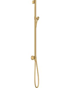 hansgrohe Axor One barre de douche 48792250 avec raccordement mural, flexible de douche 1600mm, optique or brossé
