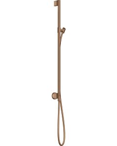 hansgrohe Axor One shower rail 48792310 with wall connection, shower hose 1600mm, brushed red gold