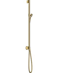 hansgrohe Axor One barre de douche 48792990 avec raccordement mural, flexible de douche 1600mm, optique or poli