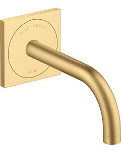 hansgrohe Elektronik-Waschtischarmatur 38119250 Unterputz, Ausladung 165 mm, brushed gold optic