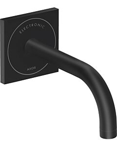 hansgrohe Axor Uno électronique mitigeur lavabo 38119670 encastré, avec sortie 165mm, pour montage mural, noir mat