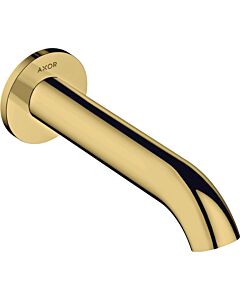 hansgrohe Axor Uno bec de bain 38411990 projection 178mm, courbé, avec rosace, montage mural, optique or poli
