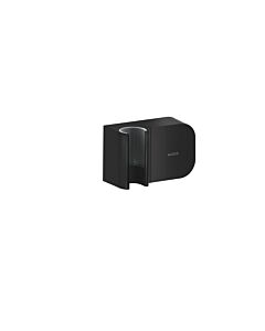 hansgrohe Axor One 45723670 raccord de tuyau, clapet anti-retour, fonction porte-douche intégrée, noir mat