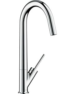 hansgrohe Spültisch Armatur Axor Starck 10822000 schwenkbarer Auslauf 360 Grad, chrom