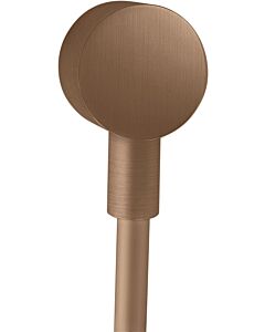 hansgrohe Axor Schlauchanschluss 27451310 rund, mit Rückflussverhinderer, brushed red gold