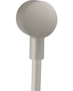 hansgrohe Axor raccord de tuyau 27451800 rond, avec clapet anti-retour, optique en acier inoxydable