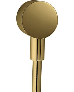 hansgrohe Axor hose connection 27451990 round, with non-return valve, polished gold optic