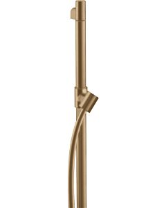 hansgrohe Axor Starck shower rail 27830140 900mm, with shower hose 1600mm, brushed bronze