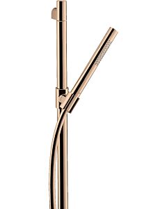 hansgrohe Axor Starck shower set 27980300 900mm, with hand shower, 2jet, polished red gold