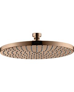 hansgrohe Axor Starck douche de tête à plaque 28494300 montage au plafond ou au mur, 240mm, 1jet, or rouge poli