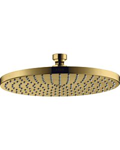hansgrohe Axor Starck douche de tête à plaque 28494990 montage au plafond ou au mur, 240mm, 1jet, optique or poli