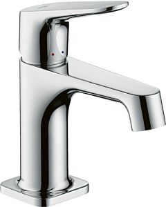 hansgrohe Waschtischeinhebelmischer AxorCitterio M für Handwaschbecken, mit Ablaufgarnitur, chrom
