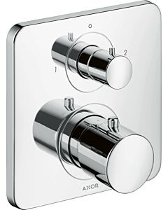hansgrohe Fertigmontageset Axor Citterio M 3472500 Unterputz-Thermostat mit Ab- /Umstellventil, chrom