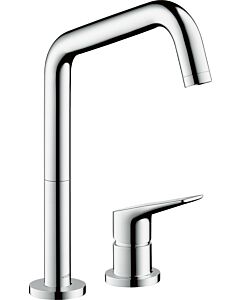 hansgrohe Spültisch Armatur Axor Citterio 34820000 schwenkbarer Auslauf 360 Grad, chrom