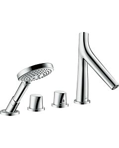 Axor Starck Organic Wannen Thermostat 12426000 4 Loch Wannen Thermostat, für Fliesenrand, chrom