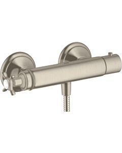 hansgrohe Brausethermostat Axor Montreux 16261820 Aufputz, Kreuzgriff, brushed nickel