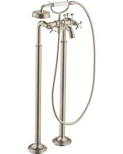 hansgrohe Wannen Armatur Axor Montreux 16547820 bodenstehend, brushed nickel