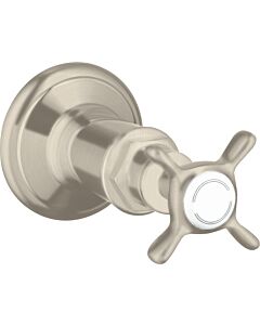 hansgrohe Fertigmontageset Axor Montreux 16871820 Unterputz-Absperrventil, brushed nickel