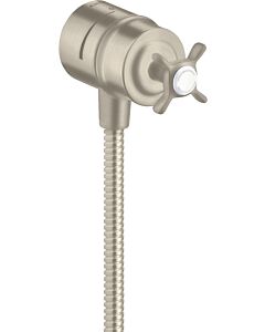 hansgrohe Axor Montreux arrêt match0 16882820 avec clapet anti-retour, poignée croisée, nickel brossé