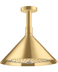 hansgrohe Axor Kopfbrause 26022250 mit Deckenanschluss, brushed gold optic