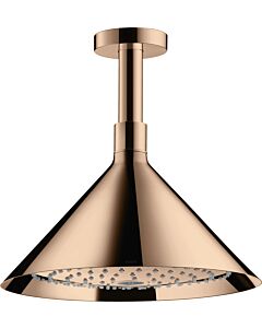 hansgrohe Axor Kopfbrause 26022300 mit Deckenanschluss, polished red gold