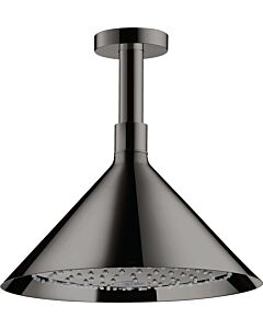 hansgrohe Axor Kopfbrause 26022330 mit Deckenanschluss, polished black chrome