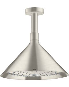 hansgrohe Axor Kopfbrause 26022800 mit Deckenanschluss, stainless steel optic