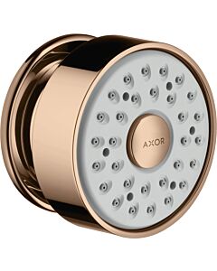 hansgrohe Axor side shower 28464300 round rosette, swivelling, 1jet, polished red gold
