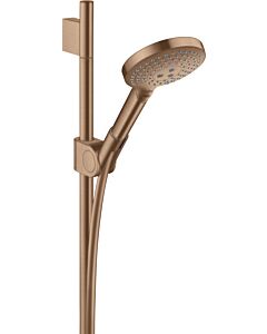 hansgrohe Axor Uno Brauseset 27987310 900mm, mit Handbrause, 120mm, 3jet, brushed red gold