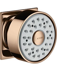 hansgrohe Axor side shower 28469300 square rosette, swivelling, 1jet, polished red gold
