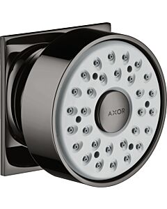 hansgrohe Axor douche latérale 28469330 rosace carrée, pivotante , 1jet, chrome noir poli