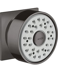 hansgrohe Axor douche latérale 28469340 rosace carrée, pivotante , 1jet, chrome noir brossé