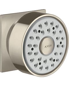 hansgrohe Axor Seitenbrause 28469820 eckige Rosette, schwenkbar, 1jet, brushed nickel