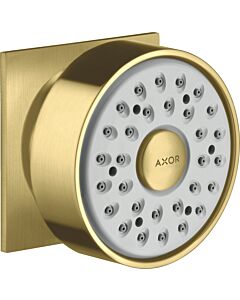 hansgrohe Axor Seitenbrause 28469950 eckige Rosette, schwenkbar, 1jet, brushed brass