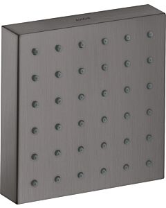 hansgrohe Axor Starck set de montage final 28491340 module de douche à encastrer, 120x120mm, chrome noir brossé