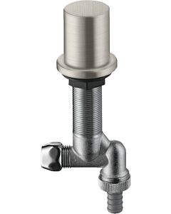 hansgrohe Küchen Absperrventil 10823800 edelstahl optik, mit Rückflussverhinderer